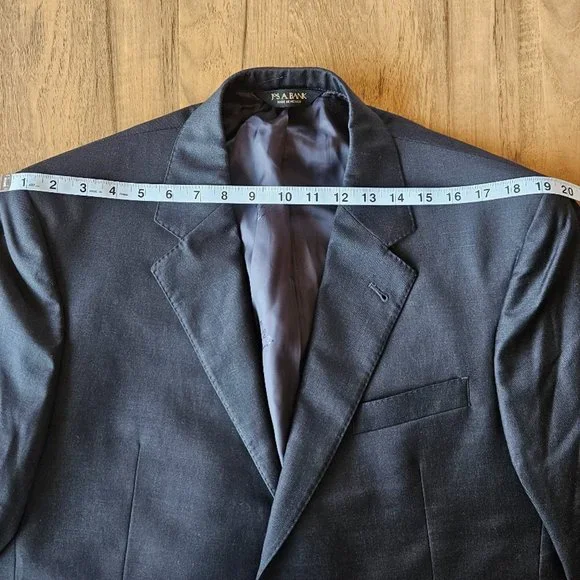 JosABank Mens Blazer Sports Coat Casual Jacket Size 40S Wool Suit